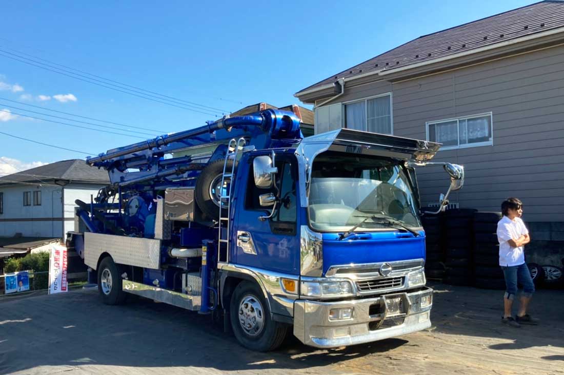 ポンプ車みたいな特殊車両も　川越のゴールランカ